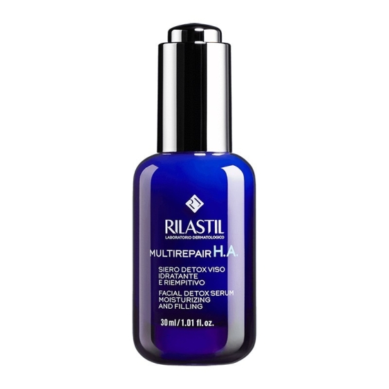 Rilastil Multirepair H.A. Siero Viso Detox Riparatore Idratante E Riempitivo 30 ml
