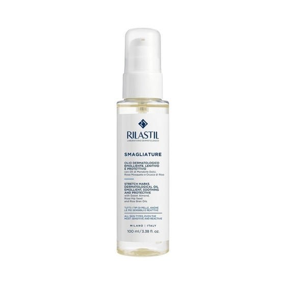 Rilastil Smagliature Olio Dermatologico Emolliente Lenitivo E Protettivo 100 ml