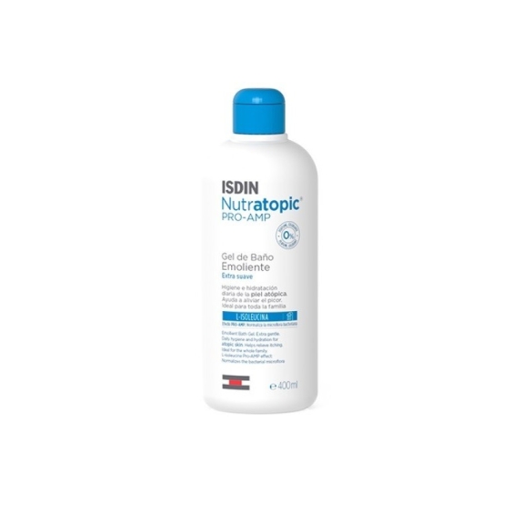 Isdin Nutratopic Pro-Amp Gel Da Bagno Detergente Lenitivo Per Pelle Atopica 400 ml