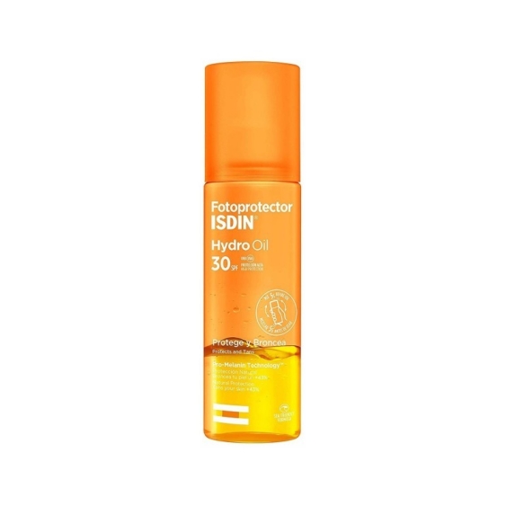 Isdin Fotoprotector HydroOil SPF30 Olio Solare Bifasico Spray Con Booster Di Abbronzatura 200 ml