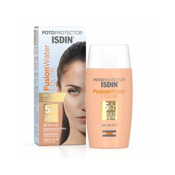 Isdin Fotoprotector Fusion Water Crema Solare Viso Colorata - Medium 50 ml
