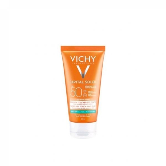 Vichy Capital Soleil BB Emulsione Viso Colorata Effetto Asciutto SPF50 50 ml