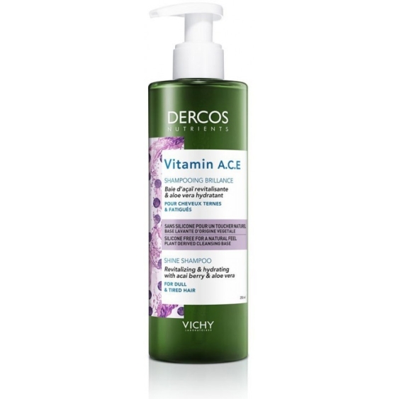 Vichy Dercos Vitamin Shampoo Illuminante Capelli Spenti E Senza Vitalità 250 ml