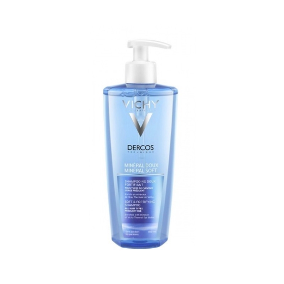 Vichy Dercos Mineral Soft Shampoo Delicato Fortificante 400 ml
