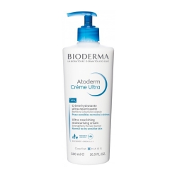 Bioderma Atoderm Crème Ultra Trattamento Viso E Corpo Idratante Ultra-Nutriente 500 ml