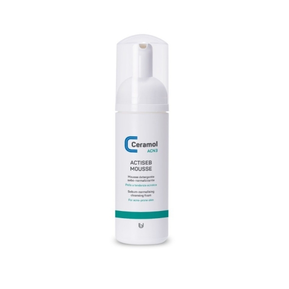 Ceramol ACN3 Actiseb Mousse - Detergente sebo-normalizzante 150 ml