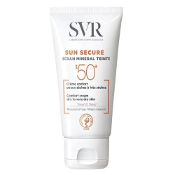 SVR Sun Secure Ecran Mineral Teinte SPF 50+ Crema Confortevole Per Pelle Secca 50 ml