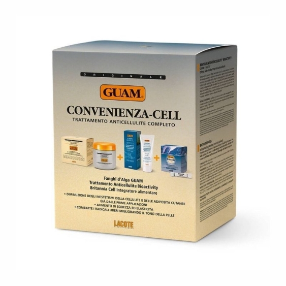 Guam Convenienza Cell Trattamento Anticellulite Completo Fanghi + Crema + Integratore