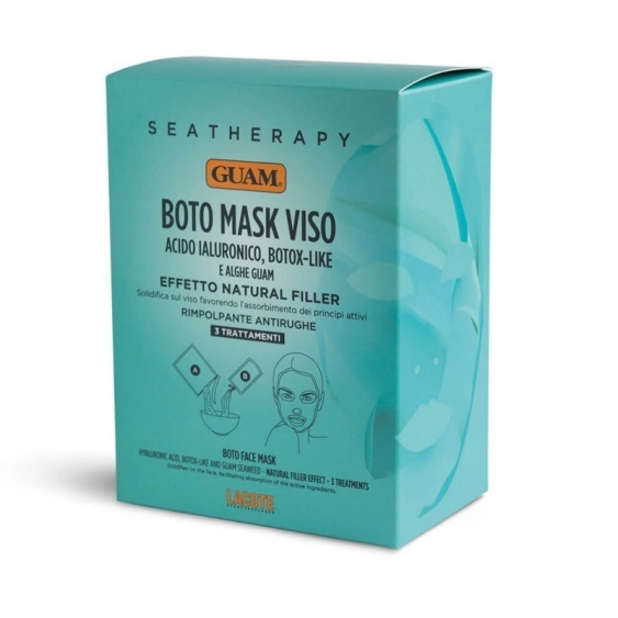 Guam Seatherapy Boto Mask Viso Rimpolpante Antirughe - 3 Trattamenti