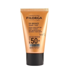 Filorga Uv-Bronze Face SPF50+ Fluido Solare Viso Anti-Età 40 ml