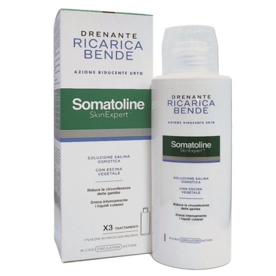 Somatoline Ricarica Bende Drenanti Azione Riducente Urto 400 ml