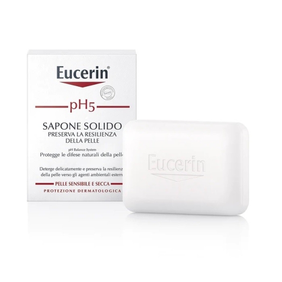 Eucerin Ph5 Sapone Solido Dermatologico Per Pelle Secca E Sensibile 100 gr