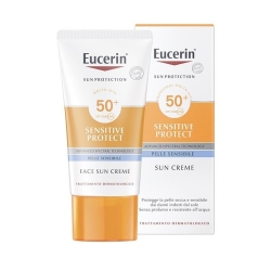 Eucerin Sensitive Protect Face Sun Creme SPF50+ Crema Solare Viso Pelle Sensibile 50 ml