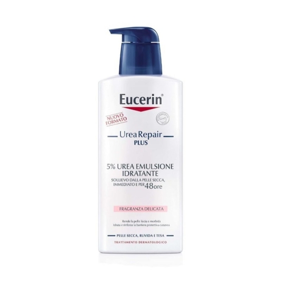 Eucerin UreaRepair Plus Emulsione Idratante Corpo Per Pelle Secca E Ruvida Con 5% Di Urea - Fragranza Delicata 400 ml