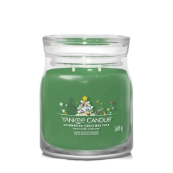 Yankee Candle Candela Profumata In Giara  Media Shimmering Christmas Tree 368 gr