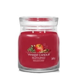 Yankee Candle Candela Profumata In Giara Media Red Apple Wreath 368 gr