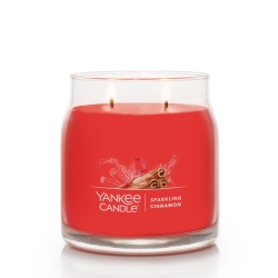 Yankee Candle Candela Profumata In Giara Media Sparkling Cinnamon 368 gr