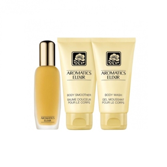 Clinique Aromatics Elixir 45 ml + Body Smoother + Body Wash Cofanetto