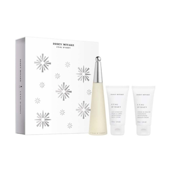 Issey Miyake L'Eau D'Issey 50 ml + Body Lotion + Shower Cream Cofanetto