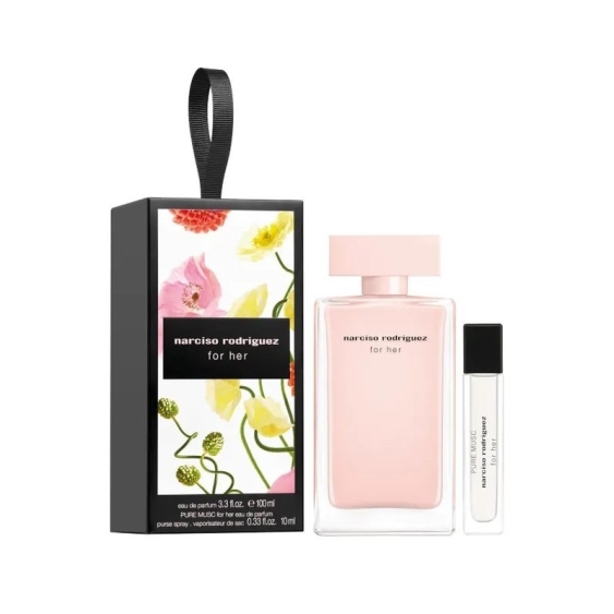 Narciso Rodriguez For Her Eau De Parfum 100 ml + For Her Pure Musc 10 ml Cofanetto