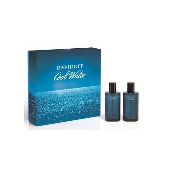 Cofanetto Davidoff Cool Water contenente Eau de Toilette 75ml e After Shave 75ml