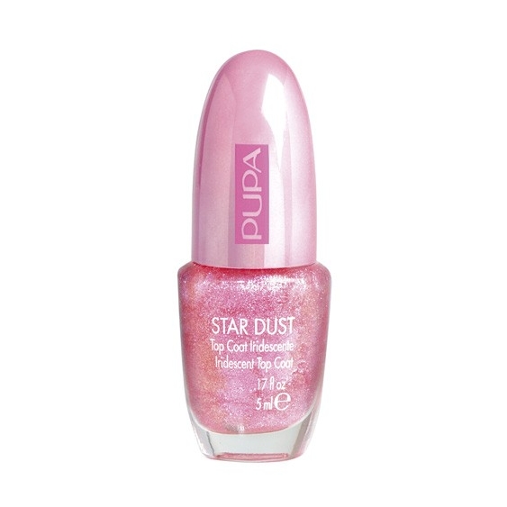 Pupa Star Dust Top Coat - 01 Iridescent Pink