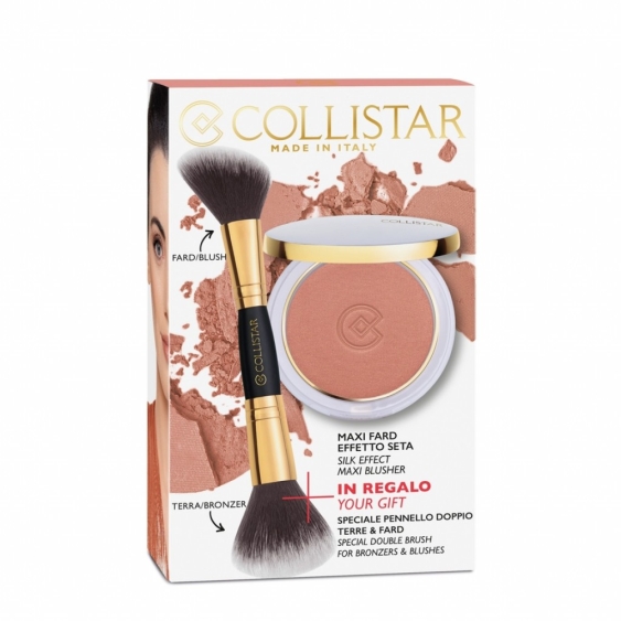 Collistar Maxi Fard Effetto Seta + Pennello Professionale - 08 Henne