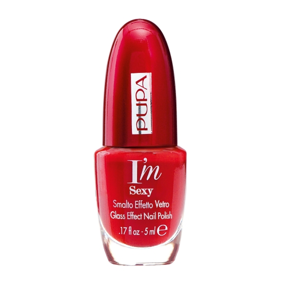 Pupa I'm Sexy Smalto Effetto Vetro - 001 Scarlet Attraction