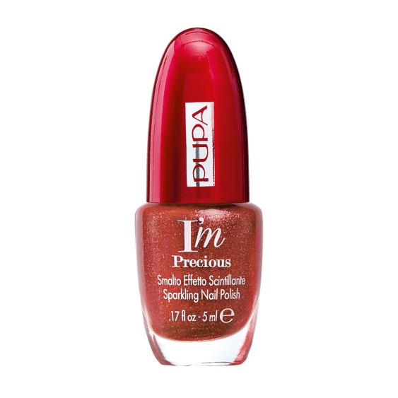 Pupa I'm Precious Smalto Effetto Scintillante - 001 Red Jewel