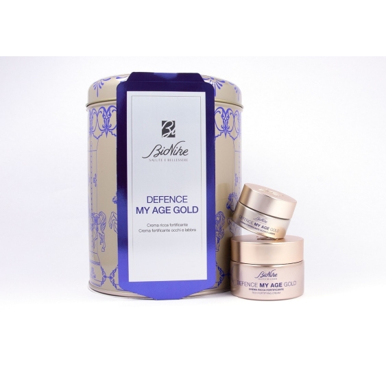 Bionike Defence My Age Gold Cofanetto Crema Ricca Fortificante + Contorno Occhi