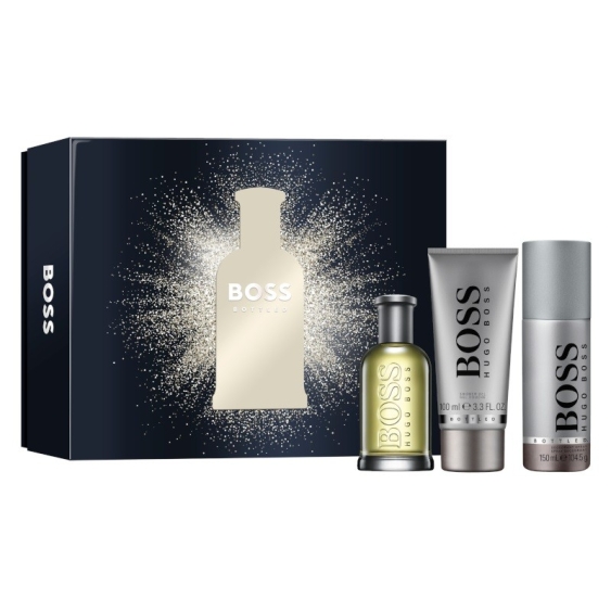 Hugo Boss Boss Bottled 100 ml + Shower Gel + Deo Spray Cofanetto