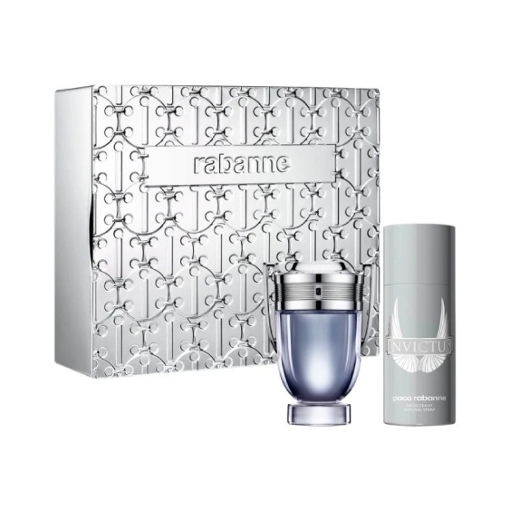 Paco Rabanne Invictus 100 ml + Deo Spray Cofanetto