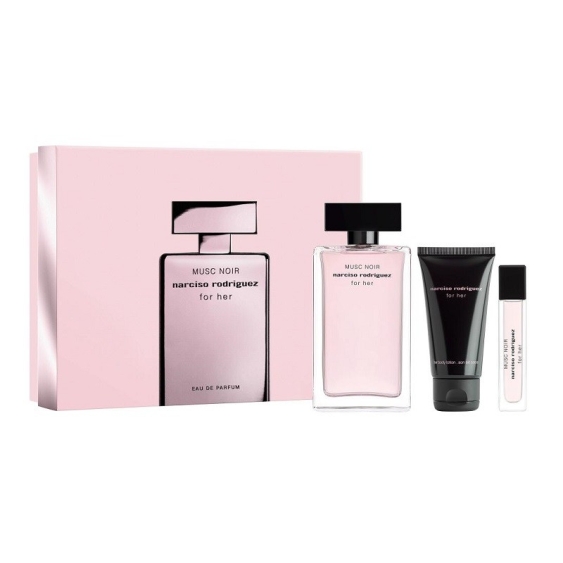 Narciso Rodriguez For Her Musc Noir 100 ml + 10 ml + Body Lotion Cofanetto