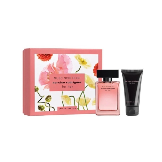 Narciso Rodriguez For Her Musc Noir Rose 50 ml + Body Lotion Cofanetto