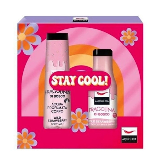 Aquolina Stay Cool Fragolina Di Bosco Acqua Profumata 150 ml + Bagnodoccia 125 ml Cofanetto