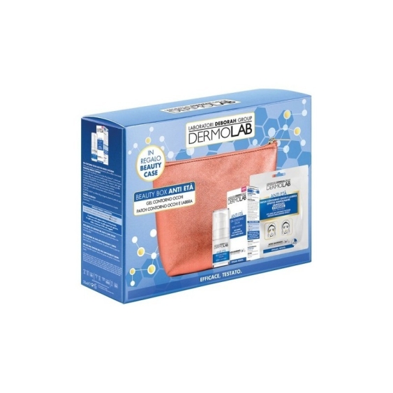 Dermolab Beauty Box Anti Età Gel Contorno Occhi + Patch Contorno Occhi E Labbra
