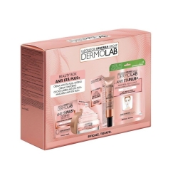 Dermolab Beauty Box Anti Età Plus+ Crema Giorno + Fiale Effetto Lifting + Maschera