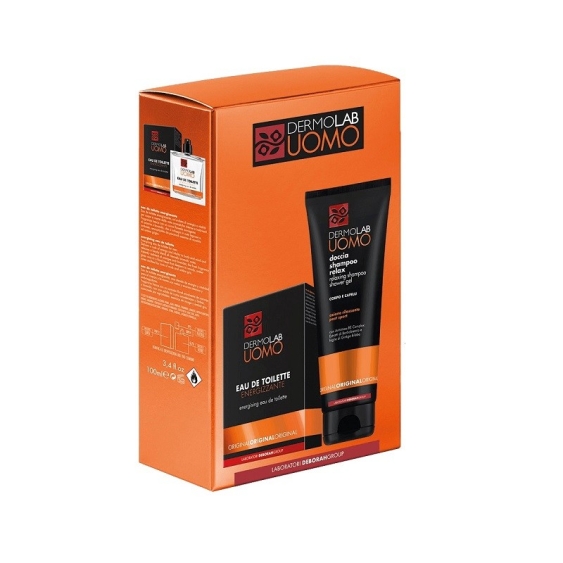 Dermolab Kit Uomo Docciashampoo Relax + Lozione Dopobarba Rivitalizzante