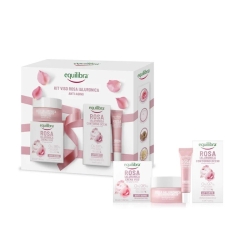 Equilibra Equilibra Kit Viso Rosa Ialuronica Anti-Aging Contorno Occhi Liftante + Crema Viso Anti-Aging