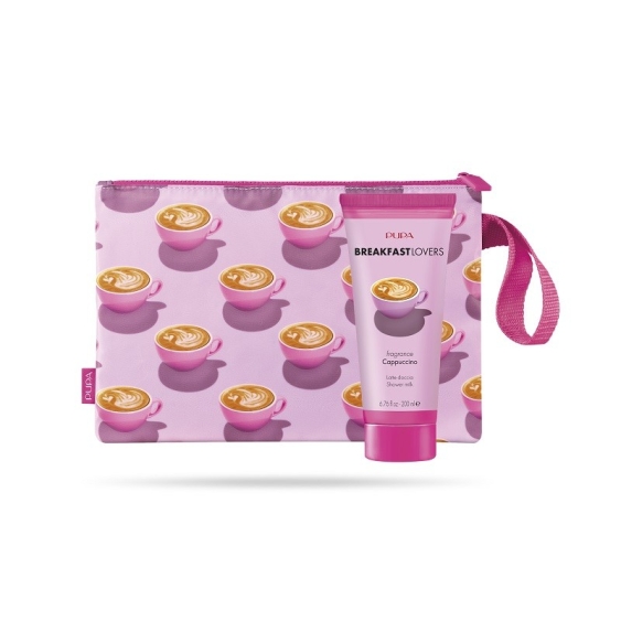 Pupa Breakfast Lovers Latte Doccia + Pochette 01 Cappuccino
