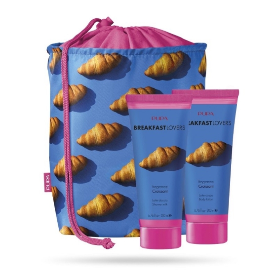 Pupa Breakfast Lovers Latte Doccia + Latte Corpo + Pochette 02 Croissant