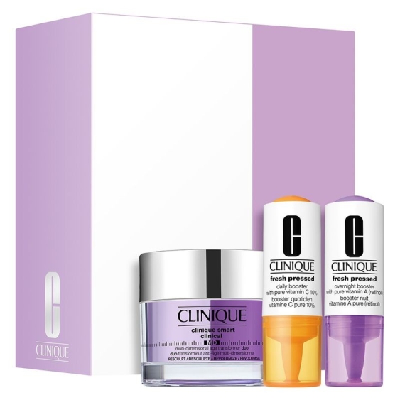 Clinique Smart Clinical MD Duo + Booster Giorno E Notte Cofanetto Anti-Età