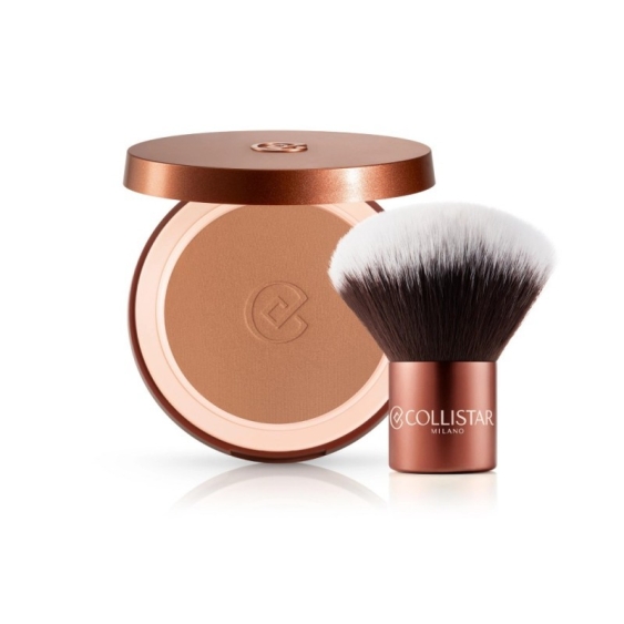 Collistar Terra Abbronzante Effetto Seta + Pennello Kabuki Cofanetto 4.4 Hawaii Matte