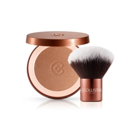 Collistar Terra Abbronzante Effetto Seta + Pennello Kabuki Cofanetto 09 Cristalli di Sole Shimmer