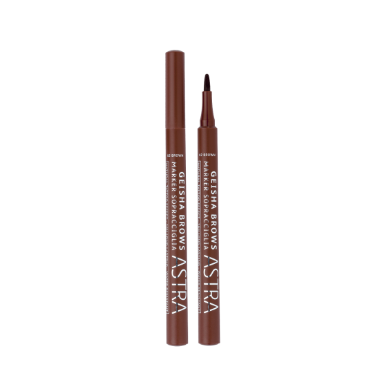 Astra Geisha Brows Marker Pennarello Sopracciglia - 02 Brown