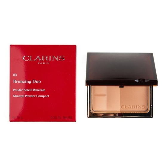 Clarins Bronzing Duo Mineral Powder Compact SPF 15 - 03 Dark