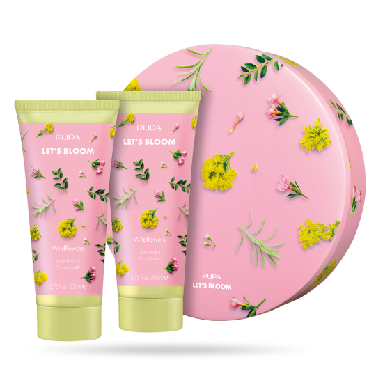 Pupa Let's Bloom Kit Latte Doccia + Latte Corpo - 004 Wildflowers