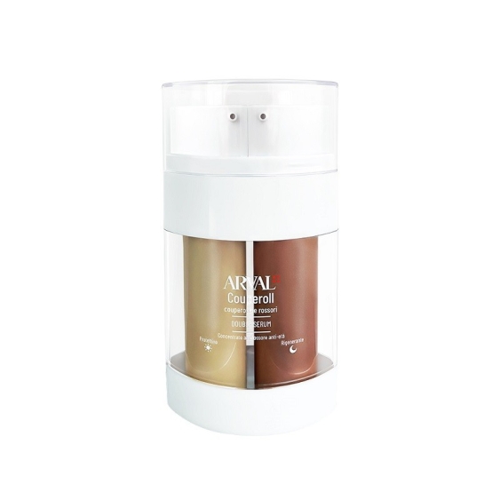 Arval Couperoll Double Serum Concentrato Antirossore Anti-Età Giorno E Notte 15 ml + 15 ml