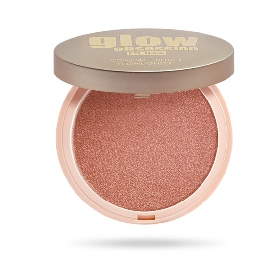 Pupa Glow Obsession Compact Blush Highlighter Effetto Metallico - 003 Amalfi