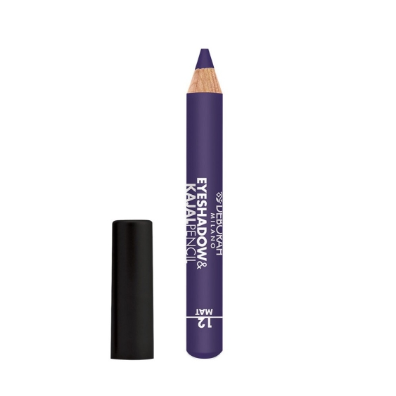 Deborah Eyeshadow & Kajal Pencil - 12 Viola Mat